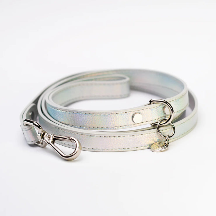 Holo Silver Dog Leash