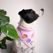 Pink Linen Bandana