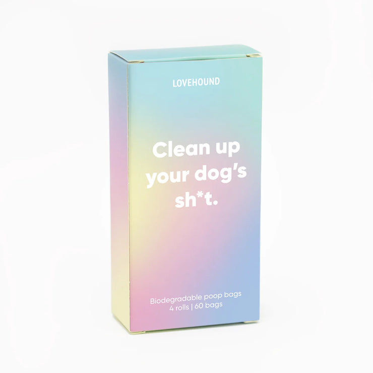 Rainbow Boxed Biodegradable Poop Bags