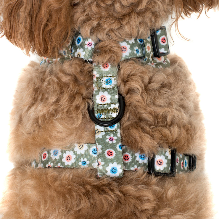 Smiley Flowers Adjustable Harness