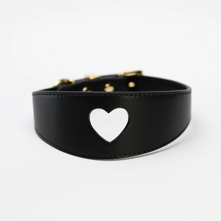 Sweetheart Dog Collar - Black