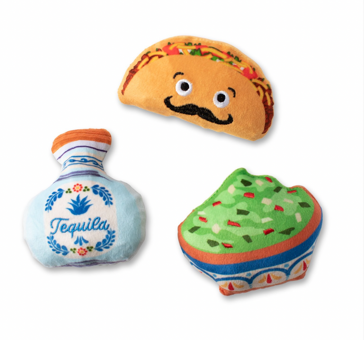 "Taco Tuesday" 3-Piece Plush Toy Set