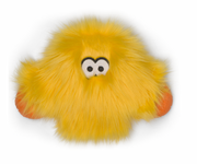 "Taylor" Durable Plush Toy for Rough Dogs - Yellow
