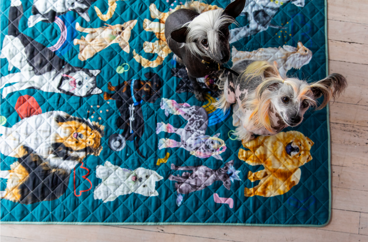 Rudie Nudie x Uncanny Animals Multi-Use Dog Mat
