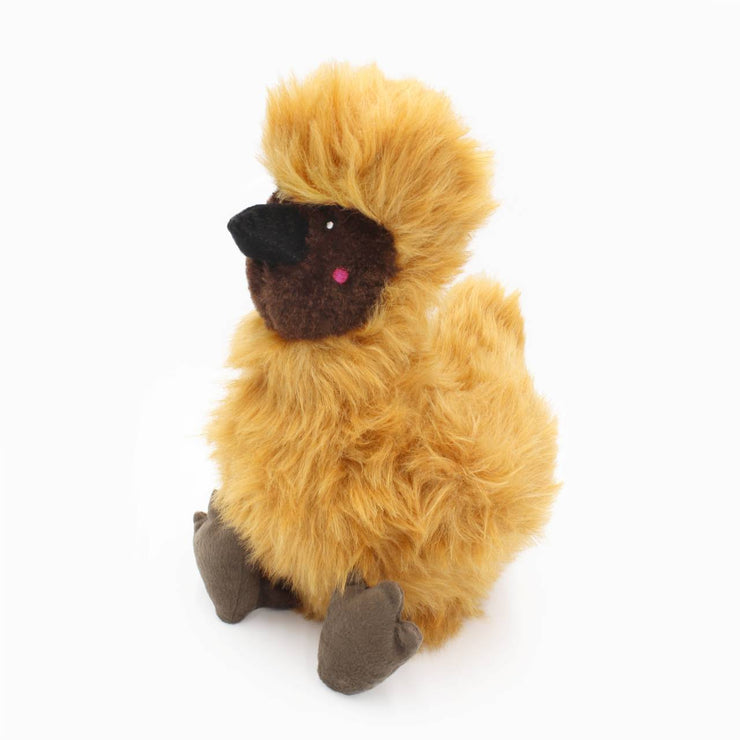 Enzo the Emu- Wooliez Plush Squeaker Dog Toy