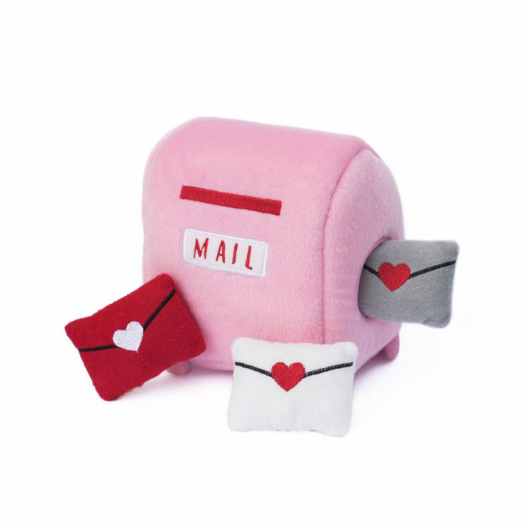 Burrow Squeaker Dog Toy - Mailbox & Love Letters