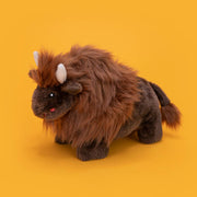 Billie the Bison - Wooliez Plush Squeaker Dog Toy