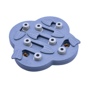 Hide N Slide Treat Dispensing Interactive Dog Game - LEVEL 2 (Purple/Blue)