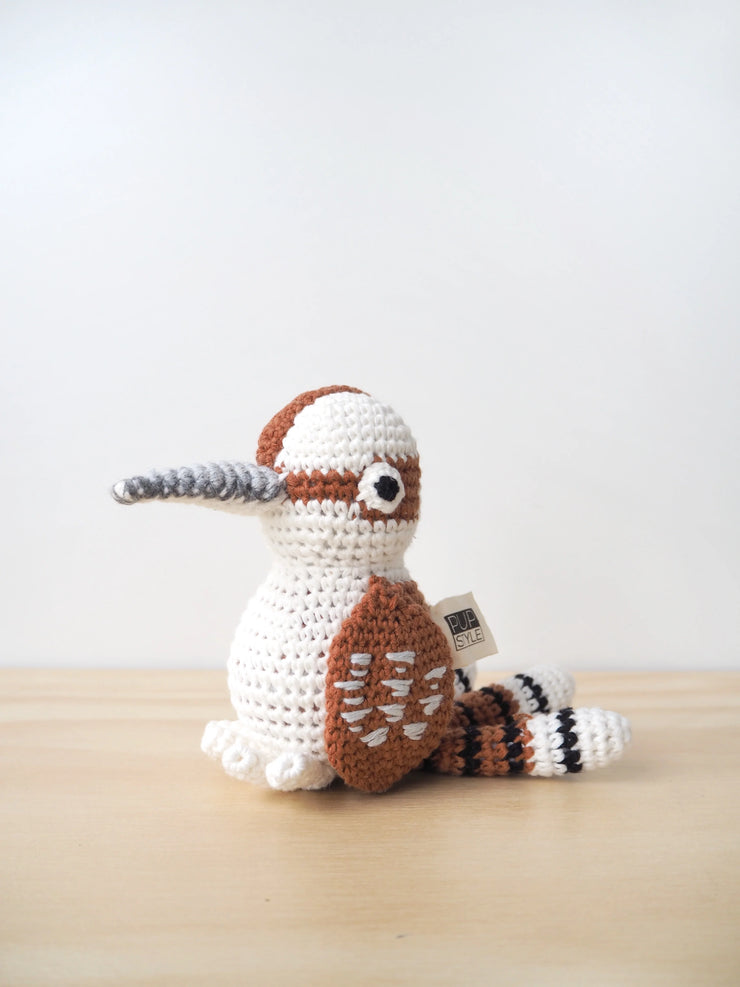 Kookaburra Organic Crochet Squeaky Toy Pupstyle
