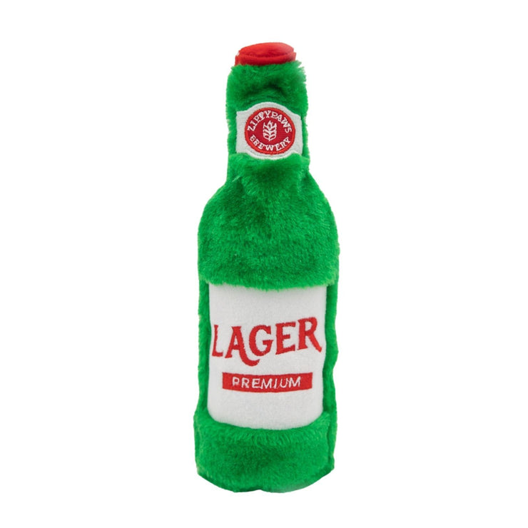Happy Hour Crusherz Dog Toy - "Lager"