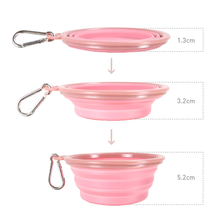 Quick Bite Collapsible Travel Pet Bowl