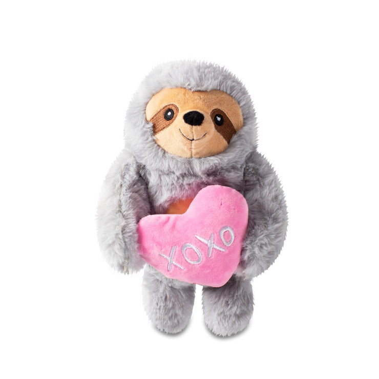 Hugs & Kisses Sloth Plush Dog Toy  