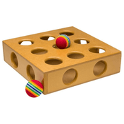 Peek-and-Play Eco Interactive Cat Toy Box