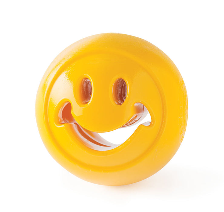 Treat Hiding Smiley Face Dog Toy